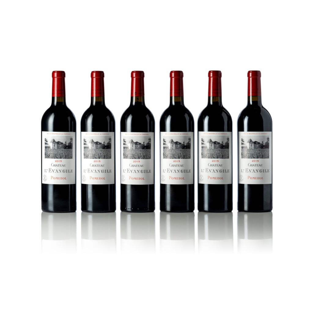 View full screen - View 1 of Lot 46. Château l'Evangile 2015 (6 BT).