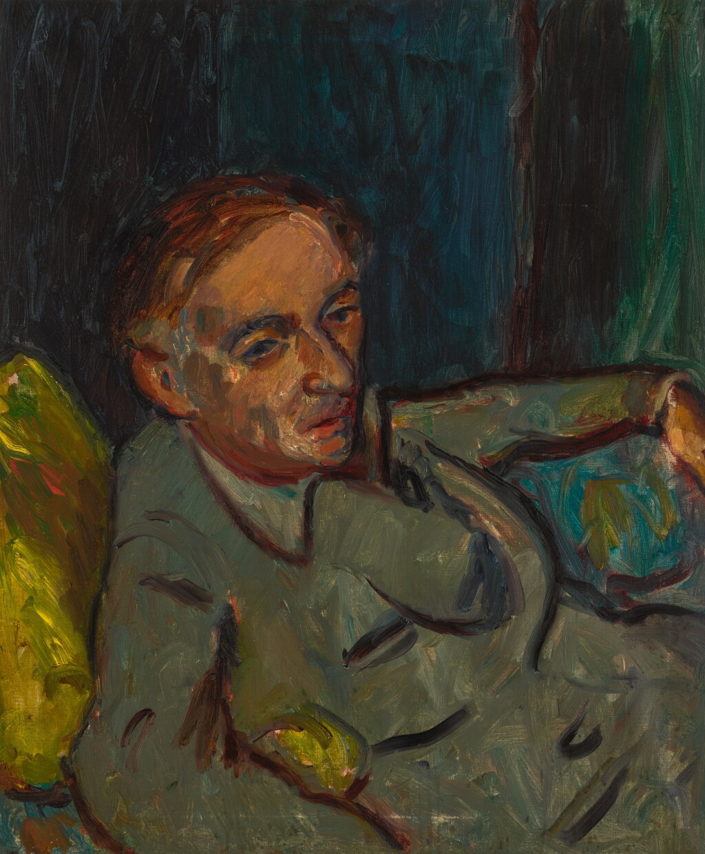 View full screen - View 1 of Lot 98. SIR MATTHEW SMITH | PORTRAIT OF ERNEST MILTON.
