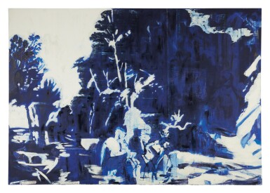 View full screen - View 1 of Lot 43. ROY FOWLER | MAN HELPING ANOTHER MAN (THE FUGITIVE).