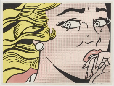View full screen - View 1 of Lot 251. ROY LICHTENSTEIN | CRYING GIRL (CORLETT II.1).