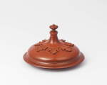 A Böttger Stoneware Polished Cover, Circa 1712