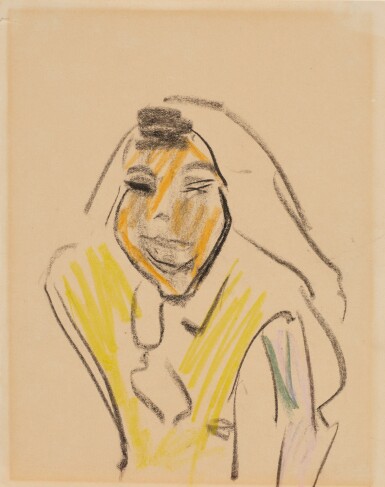 View full screen - View 1 of Lot 43. Frau vom Zirkus Schumann (Dresden) (Woman from the Schumann Circus (Dresden)).