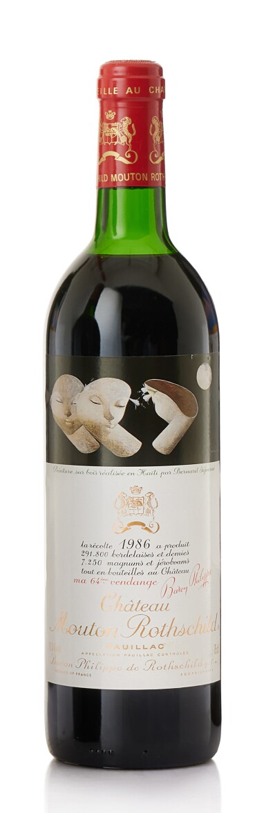 View full screen - View 1 of Lot 9207. Château Mouton Rothschild 1986 (12 BT).