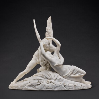 View full screen - View 1 of Lot 143. AFTER ANTONIO CANOVA (1757-1822) | PSYCHE REVIVED BY CUPID'S KISS.