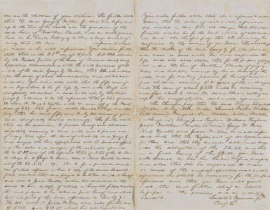 View full screen - View 1 of Lot 1061. Lincoln, Abraham | A lengthy Lincoln legal document signed "Lincoln & Herndon for Complt".