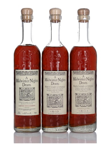 View full screen - View 1 of Lot 428. High West A Midwinter Nights Dram Rye 98.6 Proof NV (3 BT 75cl).