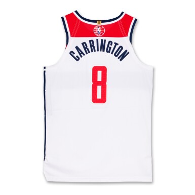 View full screen - View 1 of Lot 224. Carlton ‘Bub’ Carrington Washington Wizards 2024-2025 Game Used Canada Series Association Edition Jersey .