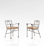 Paire de fauteuils Têtes de Lionnes, seconde version, commande spéciale