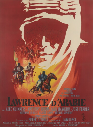 View full screen - View 1 of Lot 6. Lawrence of Arabia/Lawrence d'Arabie (1962).