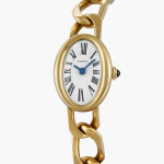 Baignoire | A yellow gold chain bracelet watch | Circa 1975