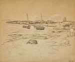 A Beach and Boats