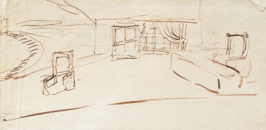 View full screen - View 1 of Lot 186. Chatterton. EO. Exemplaire de Marie Dorval, annoté. + note de Vigny et lettre de Marie Dorval.