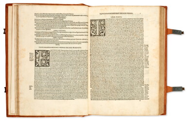 View full screen - View 1 of Lot 116. Livius, Historiae romanae decades, Venice, 1498, modern leather in period style.