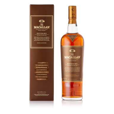 View full screen - View 1 of Lot 357. The Macallan Edition No.1 48.0 abv NV (1 BT70).