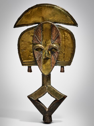 View full screen - View 1 of Lot 73. Kota-Obamba Reliquary Guardian Figure, Gabon.