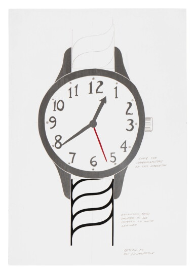 View full screen - View 1 of Lot 53. Watch Design (Study).
