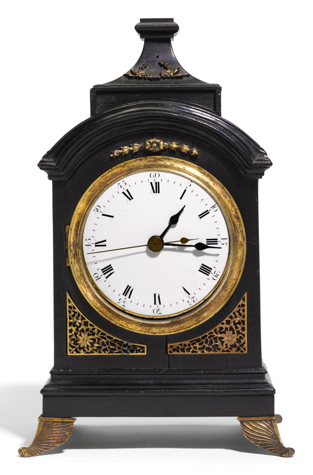 Voir en plein écran - Voir 1 du lot 141. A SMALL ROSEWOOD QUARTER STRIKING AND MUSICAL TABLE CLOCK, CHINESE, CIRCA 1800.
