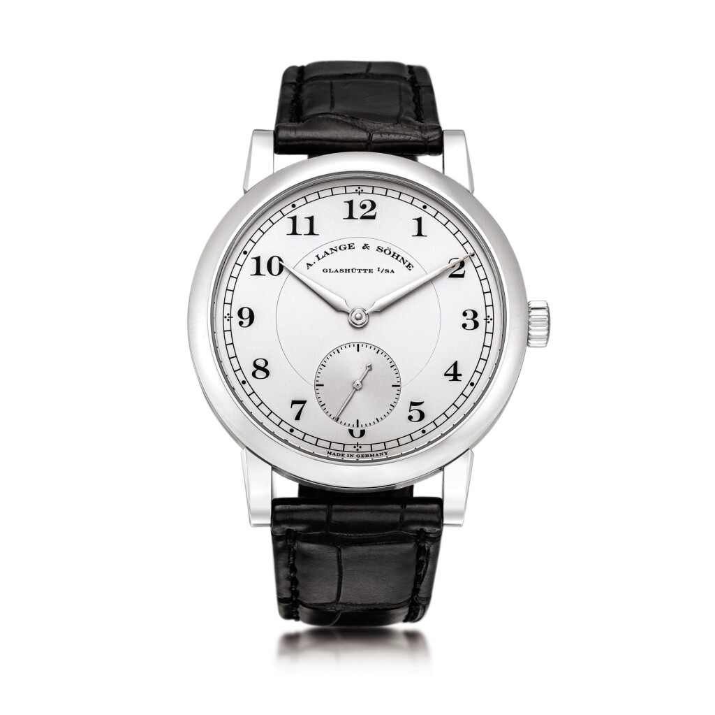 View full screen - View 1 of Lot 2022. A. Lange & Söhne | 1815, Reference 233.025, A brand new limited edition platinum wristwatch, Circa 2009 | 朗格 | 1815 型號233.025 全新限量版鉑金腕錶,約2009年製.