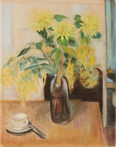 View full screen - View 1 of Lot 29. Still Life with Flower and Cup.