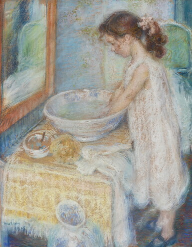 View full screen - View 1 of Lot 215. Jeune fille à la toilette .