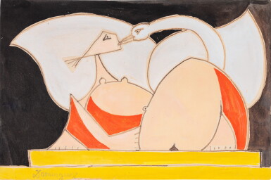 View full screen - View 1 of Lot 361. Léda et le cygne.