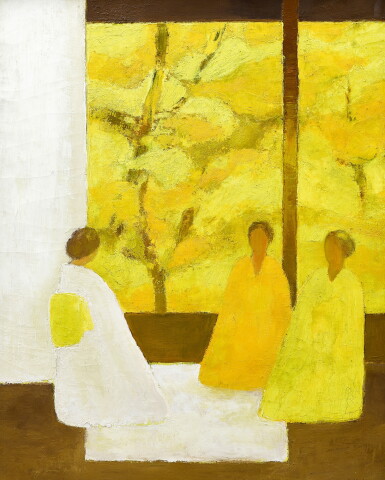 View full screen - View 1 of Lot 808. Bernard Cathelin 伯納德・凱瑟琳 | Maison de Thé 茶館.