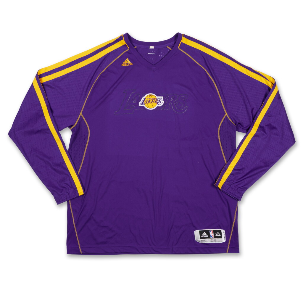 View full screen - View 1 of Lot 22. Kobe Bryant Los Angeles Lakers 2012-2013 Game Worn Warmup Set.