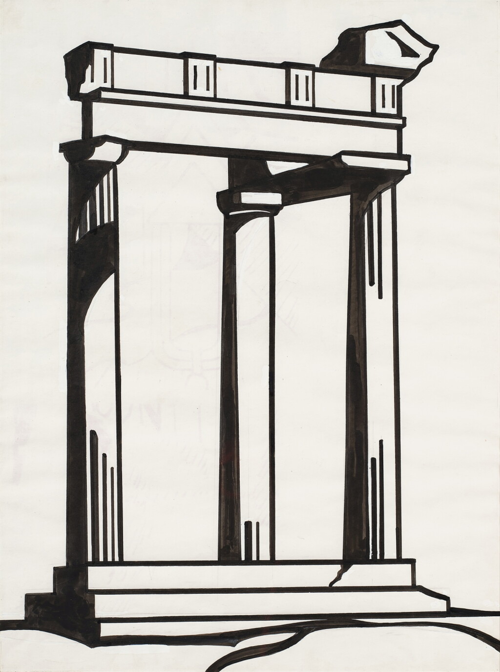 View full screen - View 1 of Lot 219. Temple (Study).