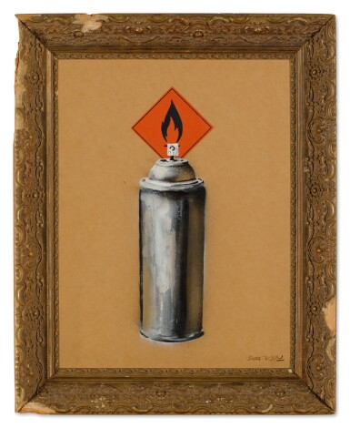 View full screen - View 1 of Lot 620. Spray Can Flame.