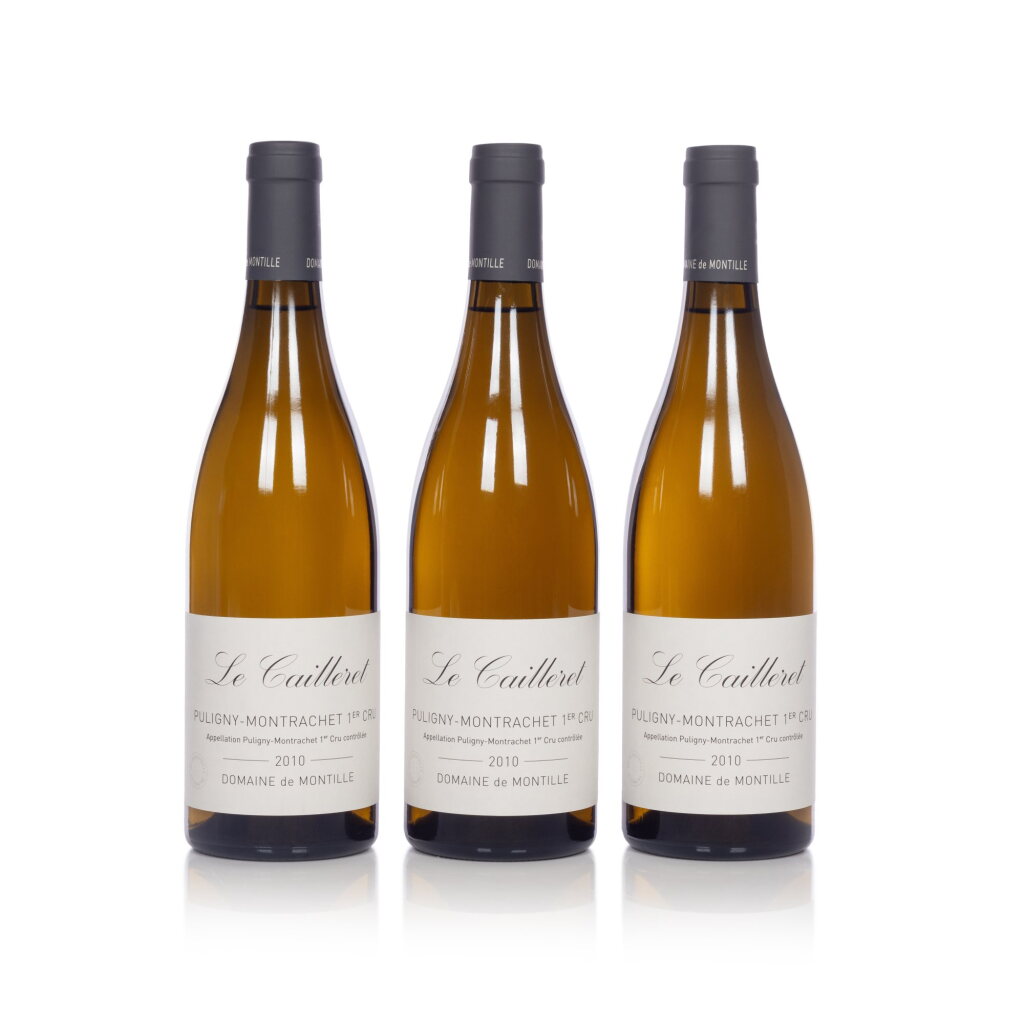 View full screen - View 1 of Lot 194. Puligny Montrachet, Les Caillerets 2010 Domaine de Montille (6 BT).