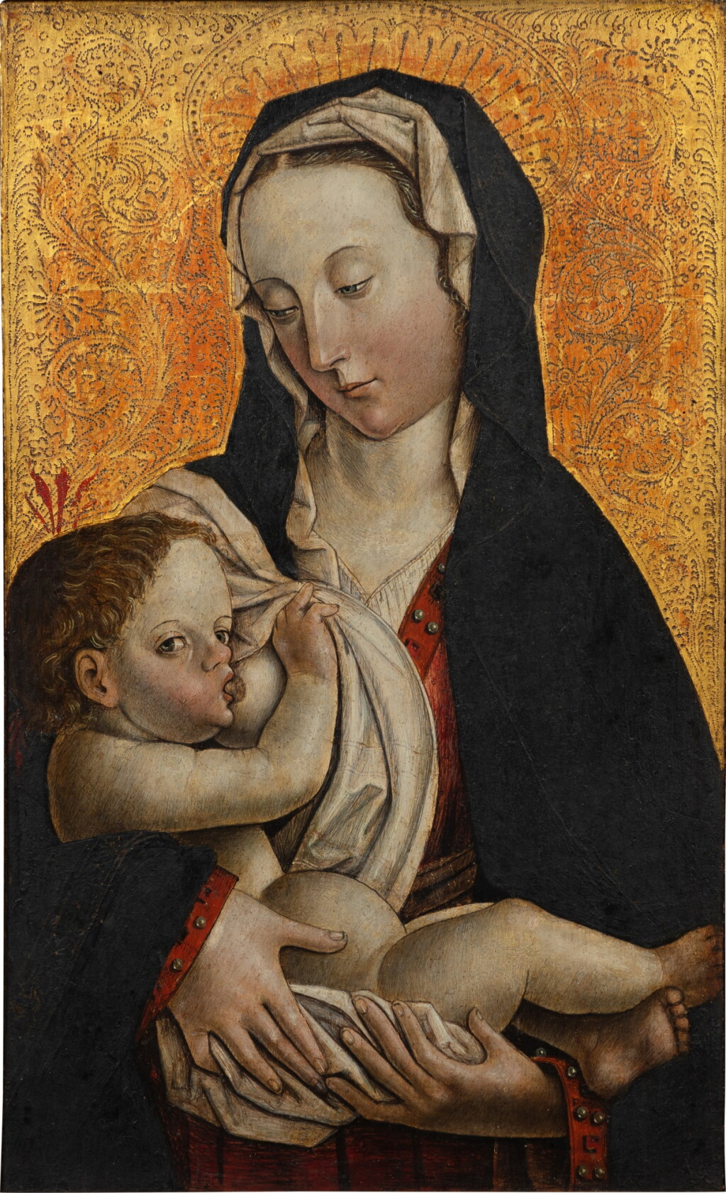 View full screen - View 1 of Lot 101. The Virgin suckling the infant Christ.