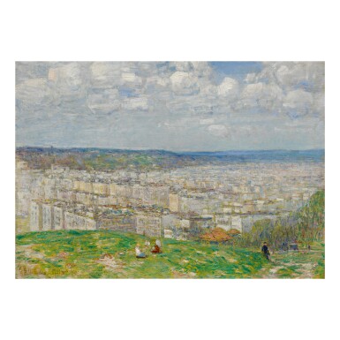 View full screen - View 1 of Lot 55. CHILDE HASSAM | TOP OF FORT GEORGE.