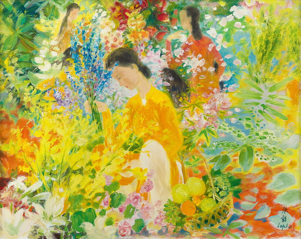 View full screen - View 1 of Lot 3829. Le Pho 黎譜 | Marché aux fleurs 花卉市場.