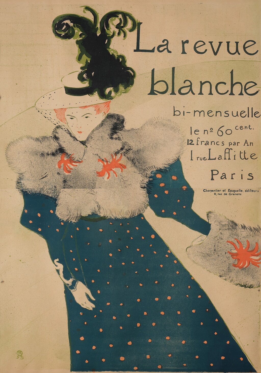 View full screen - View 1 of Lot 851. La Revue Blanche (Delteil 355; Adriani 130; Wittrock P16).
