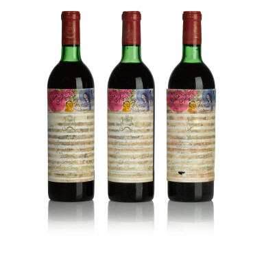 View full screen - View 1 of Lot 31. Château Mouton Rothschild 1970 (11 BT).
