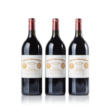 View full screen - View 1 of Lot 260. Château Cheval Blanc 2005 (3 MAG).