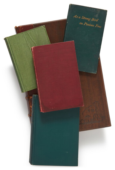 View full screen - View 1 of Lot 176. Whitman, Walt | Five works, featuring Calamus and Leaves of Grass.