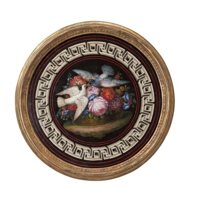 View full screen - View 1 of Lot 411. An Italian micromosaic panel, Rome, circa 1850.