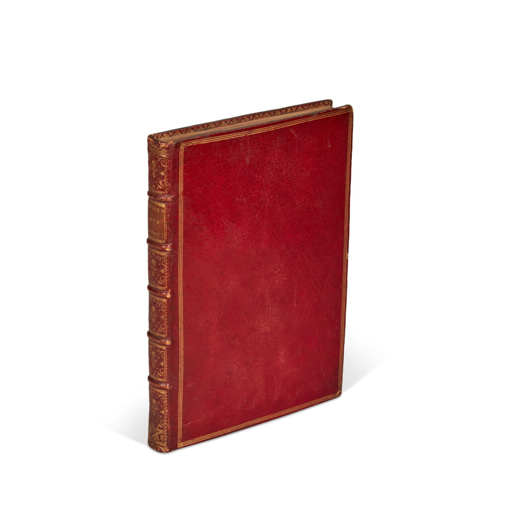View full screen - View 1 of Lot 548. Le Pois, Discours sur les medailles et graveures antiques, Paris, 1579, red morocco gilt, Northwick copy.