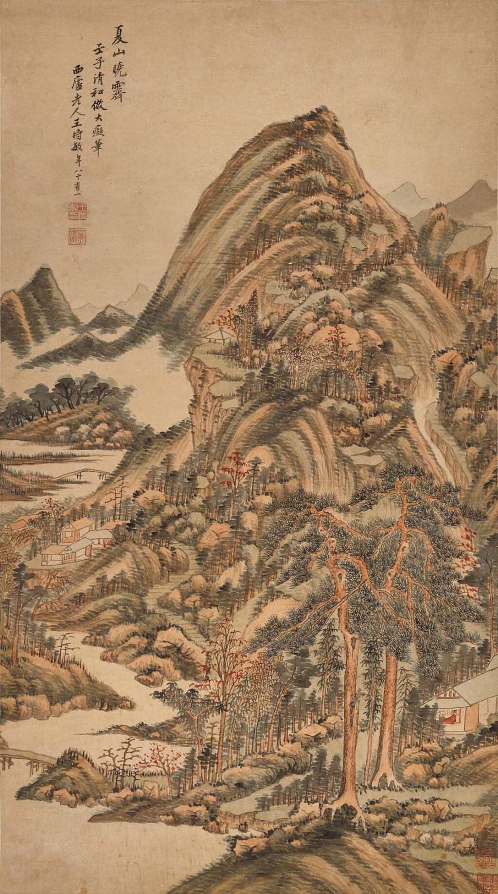 View full screen - View 1 of Lot 2546. Wang Shimin 1592 - 1680 王時敏 | Summer landscape 夏山曉霽圖.