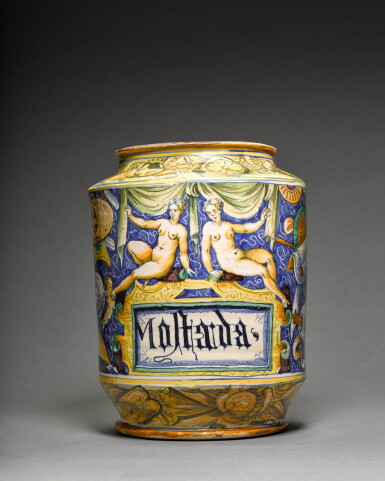 View full screen - View 1 of Lot 214. Maiolica Albarello.