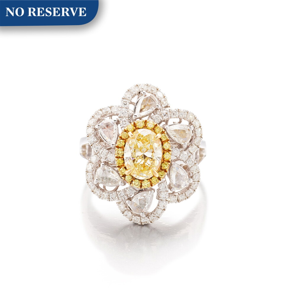 View full screen - View 1 of Lot 1564. DIAMONG RING / PENDANT | 1.02卡拉 橢圓形 鑽石 戒指 / 掛墜.