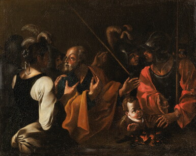 View full screen - View 1 of Lot 58. JEAN TASSEL | THE DENIAL OF SAINT PETER.