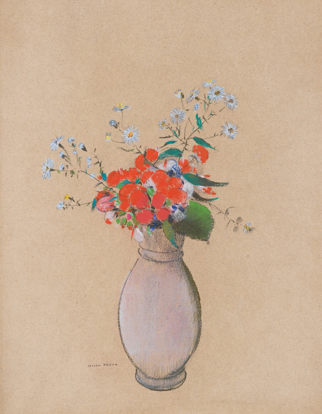View full screen - View 1 of Lot 133. Vase de fleurs.
