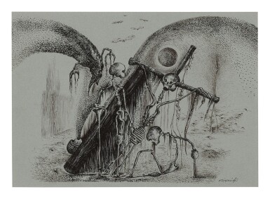 View full screen - View 1 of Lot 38. NINO JAPARIDZE | L'INVASION DES MOUCHES.