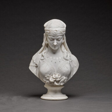 View full screen - View 1 of Lot 121. GALLERIA LAPINI | BUST OF THE SHULAMITE.