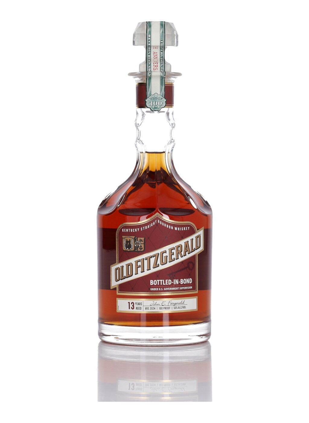 View full screen - View 1 of Lot 213. Old Fitzgerald 13 Year Old '25th Anniversary' Bottled-In-Bond 100 Proof 1999 (1 Bottle 75cl).