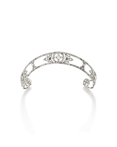 View full screen - View 1 of Lot 1689. Diamond Bandeau, Early 20th Century | 鑽石冠冕, 20世紀初.