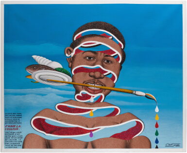 View full screen - View 1 of Lot 59. Cheri Samba.