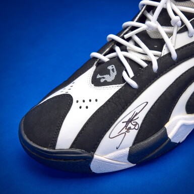 View full screen - View 1 of Lot 2. Stephen Curry 2025-2026 Tunnel Worn Dual-Signed 'Reebok Shaqnosis'.